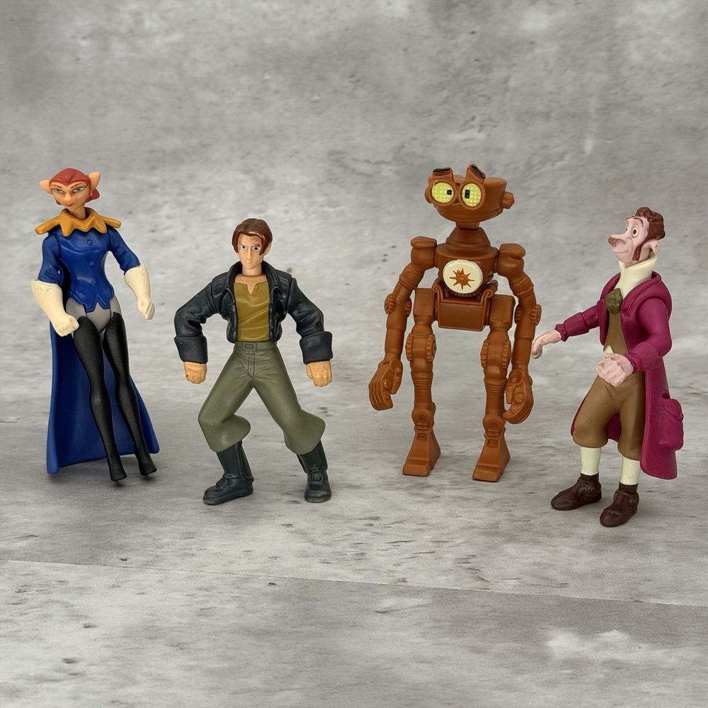 Great Lot Of Vintage McDonald's 2002 Disney Treasure Planet Collection